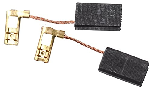vhbw 2x balais de charbon 5 x 10 x 18 mm compatible avec Hilti WSR 900-PE outil électrique