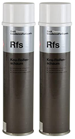 PARTS4CARE 2X KOCH Chemie Rfs Kcu-Reifenschaum Reifenreinigungsschaum Pflegeschaum 600 ml