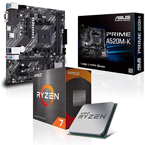 Memory PC Kit d'évolution PC Ryzen 7 5800X 8X 3.8 GHz, 32 GB DDR4, A520M-A II, Entièrement assemblé et testé