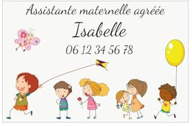 DECOHO - Plaque Nourrice à Personnaliser pour Boite aux Lettres - Plaque Maison Assistante Maternelle Personnalisable - Modèle Enfants