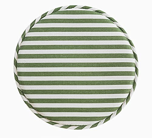 Hruile Set of 4 Chair Pads Chair Cushions Round Seat Pads | Beautiful Seat Cushions, with Strap, Anti-Slip, for Kitchen Dining Garden Living Room Home Office