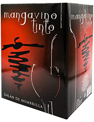 Mangavino Bag in Box 10 Litros vino tinto.