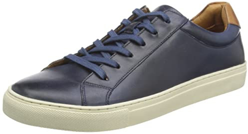 Hush Puppies Men's Colton Sneaker, Navy, 9 UK