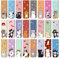 Lot de 48 Marque-Pages Magnétiques, 24 Styles Marque Page Chat Marque Page Aimanté Accessoire Livre pour Cadeau Noel Femme Homme Ado Filles Étudiants Enseignants Lecture