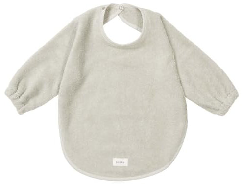 Koeka Armellätzchen - Für Baby Und Kleinkinder - Lätzchen Mit Ärmeln - Extrem Saugfähig - Dijon - Aus Bio-baumwolle - Verstellbar -