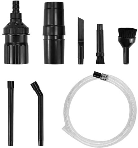 LANSKYLAN 9 PCS Accesorios Aspiradora Universal Boquilla Aspiradora para Tapicería Cepillos Repuesto para Aspiradora y Adaptador Cepillo Aspiradora Universal para Aspiradoras Calibre 28mm y 32mm
