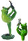 Froschfiguren Gartendekoration Yoga Froschtiere Outdoor Meditierende Frösche Statue für häusliche Zaunhocker Dekor 18,3 x 8 cm für Innenküche zu Hause