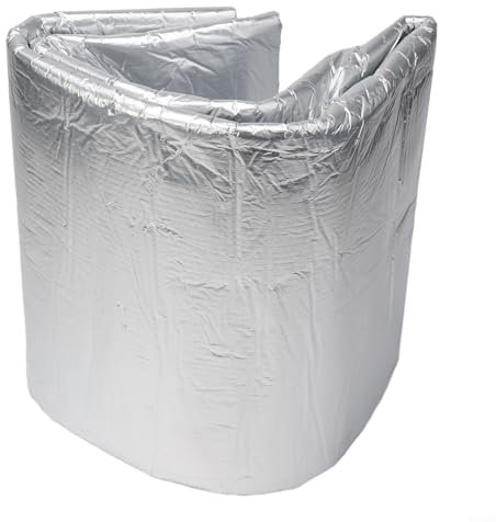 Gdfnmogo Tapete de amortiguación de sonido para automóvil, espuma de aislamiento térmico de 5 mm de grosor, lámina de reducción de ruido, lámina de aluminio autoadhesiva