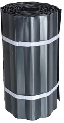 Lanmijia Borde para Jardinería - Delimitador de Césped - 10 Metros Cercas de Acero Flexible y Corrugado para Grava Patio Piscina Área de Juego Parterre Senda