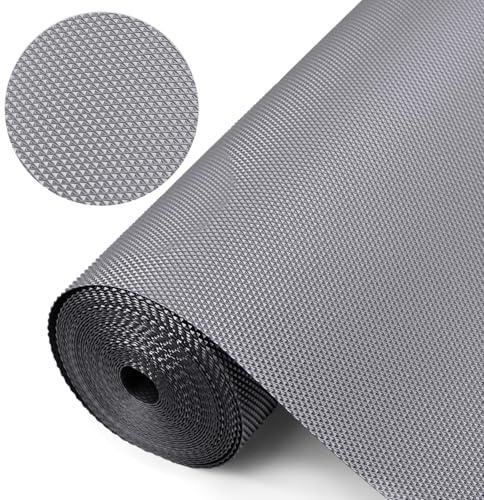 Tappetino per cassetti 60 cm x 600 cm, antiscivolo, tappetino per cassetti, pellicola per armadio, carta per armadio, lavabile, non adesiva, tappetini per cassetti da cucina per armadi da cucina