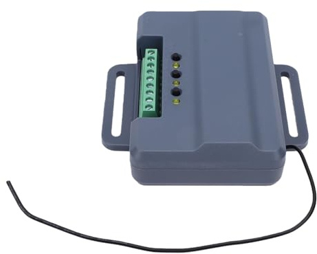 YWBL-WH Receptor Universal de Abridor de Puerta de Garaje de 3 Canales, 433 MHz, Código Variable, Compatible con 850LM 893LM 891LM para Abridor de Puerta Comercial Residencial