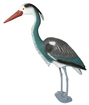 Dehner - Figura Airone per Proteggere i Pesci di Stagno (plastica, 106 x 37 x 17,5 cm)