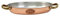 Copper Garden Kupfer Fischpfanne oval 20 cm mit Griffen I Kupferpfanne lebensmittelecht verzinnt: Ideale Wärmeleitung/-verteilung I Kupfer Pfanne hoch & stabil zum Braten, Überbacken, Servieren etc.