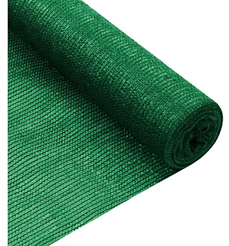 Acan Tradineur - Rollo de Malla de sombreo tupida, Cierre de ocultación de 120 g/m2, Alta Resistencia, Tela para cercar Jardines, fincas, huertos, Vallas (Verde, 2 x 10 m)
