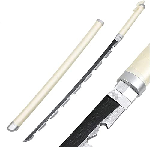 ZNLVZSH Espada samurái de Madera Demon Blade, Anime Cosplay Ninja Sword Props, para fanáticos de Navidad o cumpleaños Amantes del Anime Juguetes Decorativos, 41 Pulgadas, Hashibira Inosuke