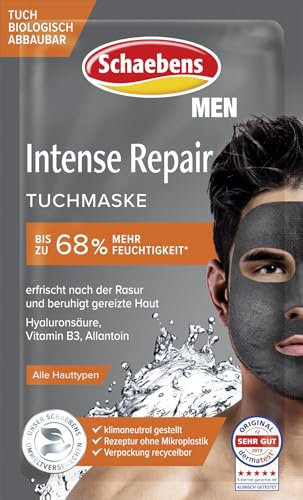 Schaebens Maschera da uomo Intense Repair più umidità per tutti i tipi di pelle.