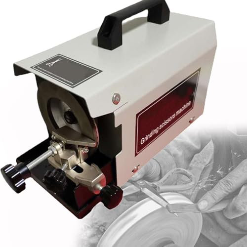 DPLWJPP Afilador Cuchillos Eléctrico,Máquina Afiladora Cuchillos Multifuncional,Ancho Máximo Afilado 50 Mm,Velocidad Rueda 2800 RPM,para Afilar Tijeras Sastre,Tijeras Corte