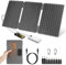 【Solar Ladegerät 30W 18V Kit】 KWODE 30W Solarpanel Faltbar Camping Tragbares, ETFE IP67 Faltbares Solar Panel, DC+USB 3.0+Type-C, Solarladegerät Solar Powerbank für Netzstation Handy Tablette Wandern