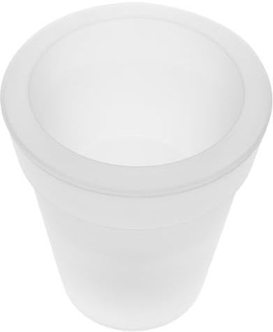 MAGICLULU Lampada Solare per Vaso di Fiori a Led, Vaso Luminoso da Giardino Decorativo per Esterni Design a Fiore, Luce Bianca per Balcone e Cortile, Energia Solare Ecologica