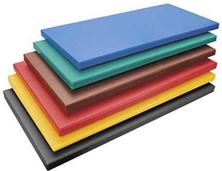 LACOR 60473 Tabla Corte Polietileno, Rojo, GN 1/2-325 x 265 x 20 mm