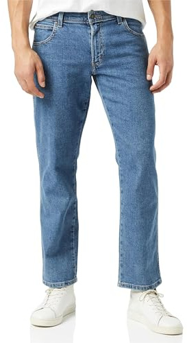 Wrangler Herren Durables Regular Fit Jeans, Stonewash, 36W / 32L