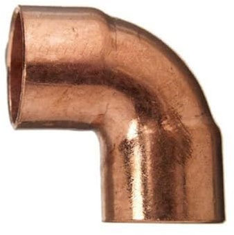 Cornat de soldadura ángulo 90 grados, cobre, 2 manguitos, a 18 mm, 10/1 pieza, t569018