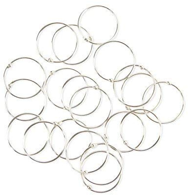 Pack of 20 VERY SMALL & EXTRA THIN 925 Sterling Silver Nose Rings size 8mm gauge 0.5mm