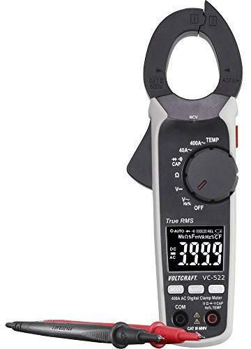 Voltcraft VC-522 (ISO) Stromzange kalibriert (ISO) digital CAT III 600V Anzeige (Counts): 4000