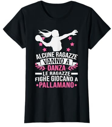 Divertente Regali Pallamano Per Donne Maglietta