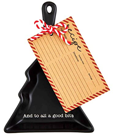 Mud Pie Holiday Cookie Skillet Set, And To All, skillet 6 1/4 x 4 1/2