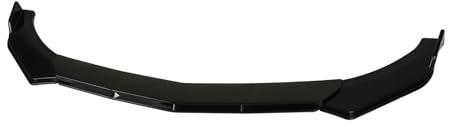 Kit Universal de 5 Piezas para Carrocería de Labios de Coche, Divisor de Alerón de Parachoques Delantero de Coche, Protector de Difusor Divisor de Alerón de Barbilla de (Negro