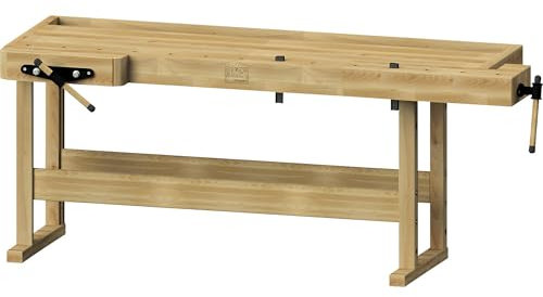ANKE | Banco da lavoro per falegname | versione pesante | larghezza x profondità x altezza 2220 x 850 x 900 mm