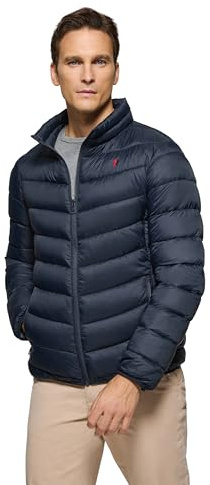Polo Club Chaqueta Hombre Ultralight con cierre de Cremallera y Logo bordado - Winter Jacket for Men