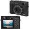 Minolta MND70 Retro 48 MP Autofocus Digital Camera with 5K Ultra HD Video, Rear Selfie Lens & WiFi, Black