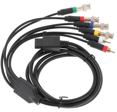 ZRSHCXWS Kompositkabel AV retro för N64 för videospel ljudkabel TV-kabel med flera S-videoutgångar