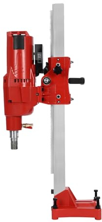 Trapano a nucleo diamantato, 4250 W, 580 rpm, diametro massimo del trapano 255 mm, per l'installazione di apparecchiature, acqua ed elettricità, installazione a gas