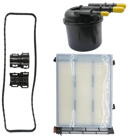 Fuel Filter Compatible With Ford F-250 F250 F-350 F350 F-450 F450 F-550 F550 Super Duty Replaces Fd4641 Hc3Z9N184B Hc3Z9N184C 17 18 19 20 21 2017 2018 2019 2020 2021 V8 6.7L
