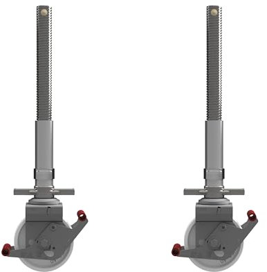 ALTEC Ø150mm Rolle mit Doppelbremshebel und Stahlspindel für Rollfix® 1.0 | Alu Klik® Gerüst