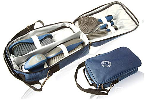 CLBING Set di Spazzole per Cavalli - Kit per Toelettatura Cavalli Pettine per Spazzole per Equitazione Set di Attrezzi per La Pulizia del Cavallo 6 Pezzi