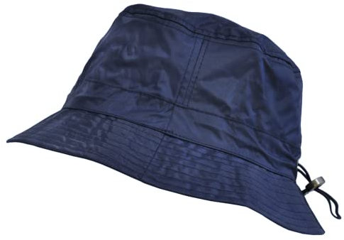 Toutacoo. Regenhut aus Nylon - Einstellbar (03-Navy Blau/Small)