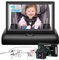 Cuplu 1080P 4.3 HD'' Cámara de Bebé para el Coche - Cámara para Bebé Asiento Trasero de Visión Nocturna - Cámara para Coche de Bebé Ajustable con Visión Amplia y Clara,Visión Nocturna