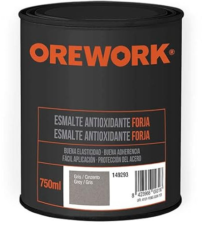 Esmalte antioxidante forja - 750 ml - Gris