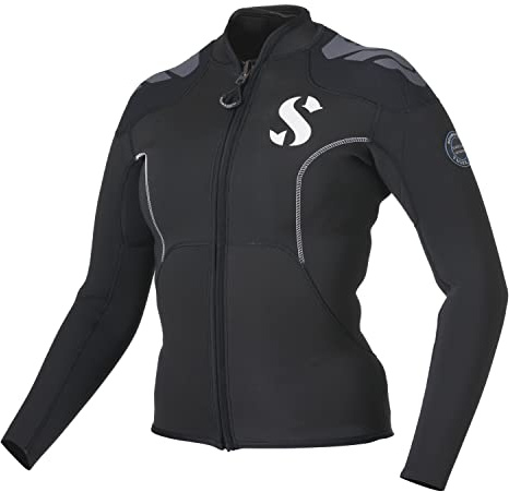 SCUBAPRO Everflex Yulex Dive Long Sleeve Top, Women, 3mm, M