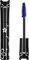 Mascara Effetto Volume e Lunghezza, Multicolore Intenso, Impermeabile e a Lunga Durata con Pennello a Setole Morbide (Blu)