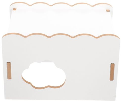 POPETPOP Maison De Cachette pour Hamster Bois Résistant Habitat pour Rongeurs Et Jouet Tunnel Amusant