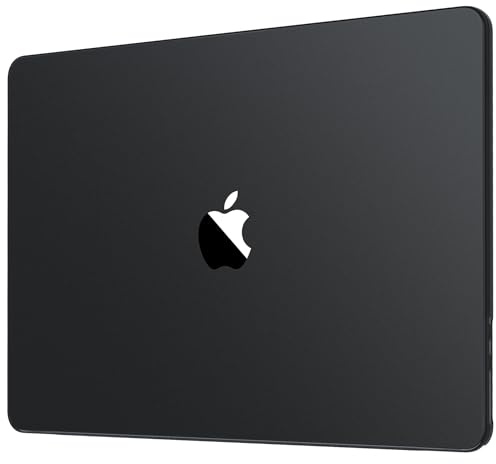 Soonjet for MacBook Pro 16 inch Case | M5 M4 M3 M2 M1 Pro/Max 2026-2021 | 100% Match Official Color | Protective Hard Shell Laptop Cover | Space Black Clear