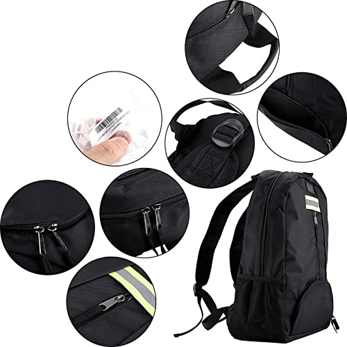 Werkzeugtaschen-Rucksack, Robuster Elektriker-Arbeitsrucksack, Wasserdichter Werkzeugaufbewahrungs-Organizer für Elektriker, Klempner, HVAC-Techniker (BLACK)