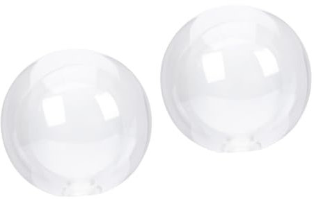 WATIIFUFU Bega Ersatzglas 2st Lampenschirm Kronleuchter Schattierungen Weiße Deckenventilatoren Weißes Leuchtschild Lampenabdeckung Wandleuchte Schmücken Lichtschatten Pendelleuchtenschirm Glas