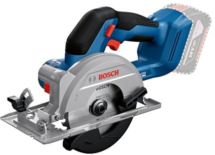 Bosch Professional 18V System sierra circular a batería GKS 18V-51, motor Brushless sin escobillas, incl 1 disco de corte [140 mm], guía paralela, sin batería/cargador