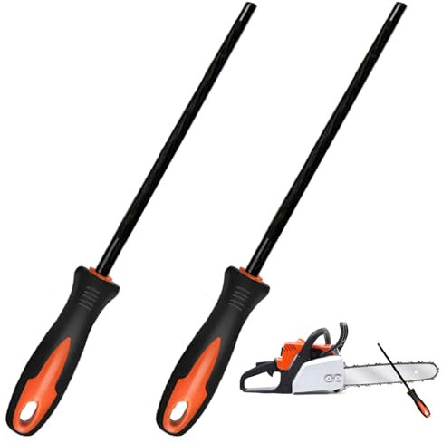 svpfuo 2 Pezzi Affila Catena Motosega, Affilacatene per Motosega, Affilatore Catena Motosega, Adatto per L'affilatura Di Motoseghe, Limatura Motoseghe, Motoseghe E Utensili per Limatura Catene